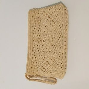 Vintage Crochet Clutch Wristlit